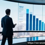 환경경영 실기 준비 시 체크리스트 - **Prompt:** "A diverse group of professionals, impeccably dressed in business casual attire, collabo...